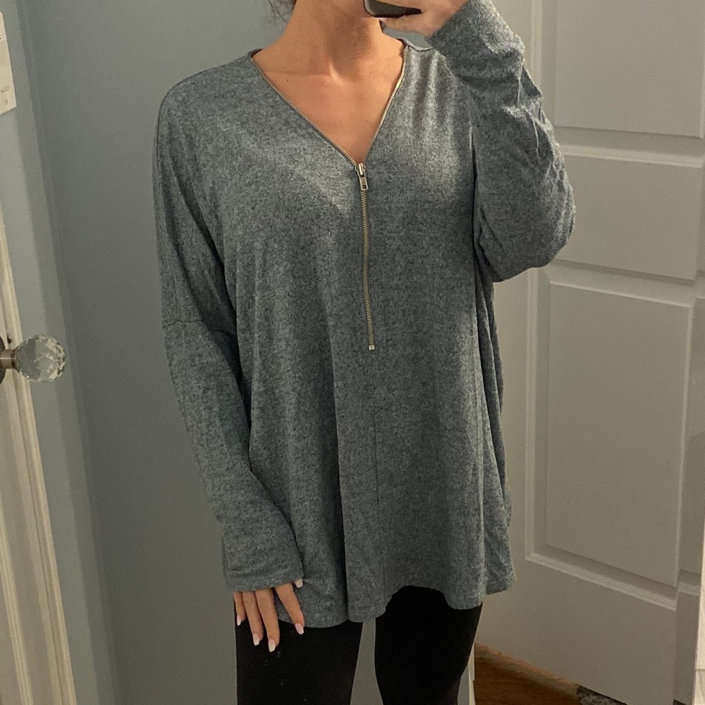 Freeloader Blue Zip Top